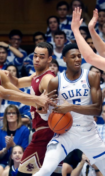 Reddish scores 24, No. 2 Duke pulls away to beat BC 80-55